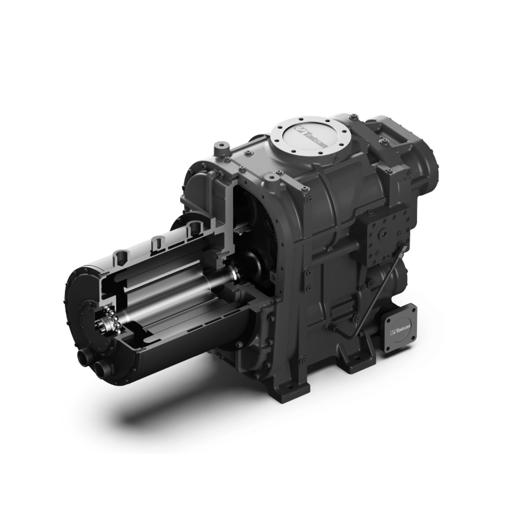Trycomp Tairan precision air-end — the heart of every rotary screw compressor
